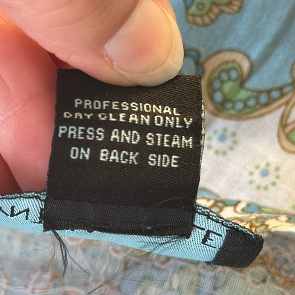 Cynthia Rowley Paisley Floral Linen/Cotton Blend Women's Size Large - Picture 9 of 10